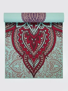 Gaiam Reversible Zara Rogue Yoga Mat 6mm Non-Slip Gym Exercise Fitness Matt - Picture 1 of 12