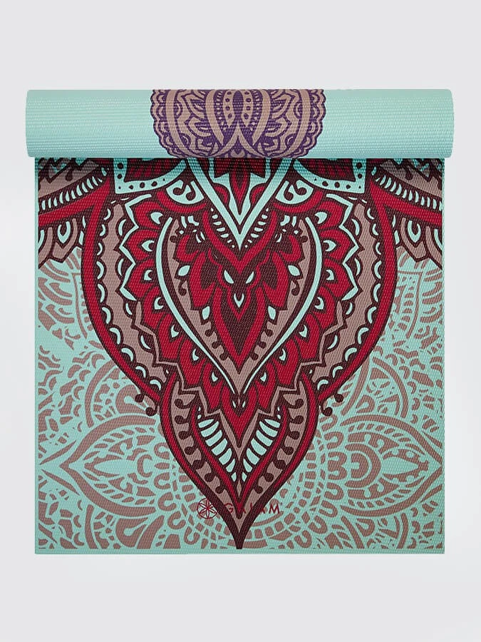 Gaiam Reversible Zara Rogue Yoga Mat 6mm Non-Slip Gym Exercise Fitness Matt - Image 1 of 4