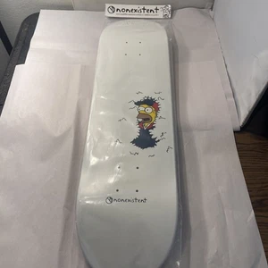 Simpsons Mr Plow Homer Bushman Nonexistent Skateboard Skate Deck New - Picture 1 of 13