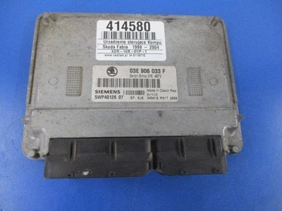 SKODA FABIA I Praktik 6Y5 03E906033F Unité de Contrôle du Moteur 2003 21383743 - Immagine 1 di 4