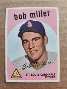 BOB SMITH St. Louis CARDINALS 1959 TOPPS All Star Baseball Card #379 - Picture 1 of 2