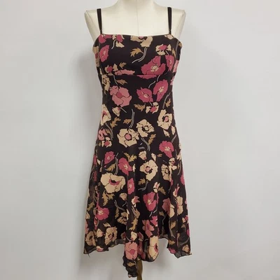 Vestido floral vintage Jodi Kristopher para mujer Y2K Babydoll talla M forrado de hadas Foto 1 de 4