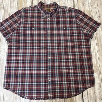 The Foundry Supply Co.  Men's Size 2XL Plaid Short Sleeve Shirt - Image 1 of 4