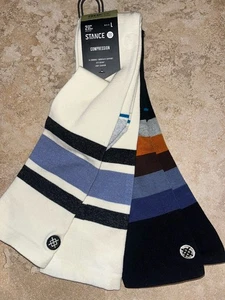 Neu STANCE 2er-Pack Erste Schritte über die Wade Kompressionsstrümpfe Lg 9-13 $50 - Bild 1 von 2