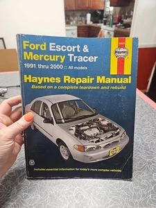 Haynes 36020 Repair Manual for 1991 Thru 2002 Ford Escort & Mercury Tracer All - Picture 1 of 6