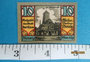 Germany , 10 Pfennig, Notgeld,  banknote, 1921, #1 - Picture 1 of 2