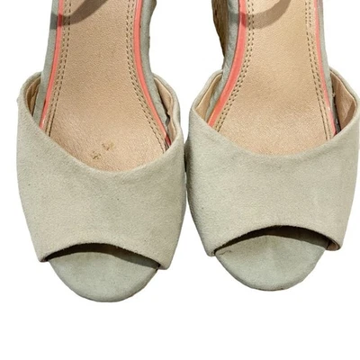 Splendid Women Wedges Ganes Seafoam Green Espadrille Size 7.5 and 3.5” Heel - Image 1 of 4