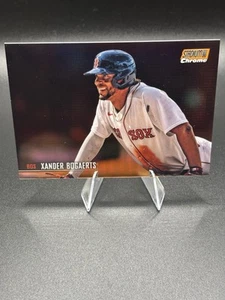 2021 Topps Chrome Stadium Club Baseball Xander Bogaerts #67 /99 Boston Red Sox - Bild 1 von 3