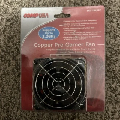 2 New Comp USA Copper Pro Gamer Fan 288623 - Image 1 of 3