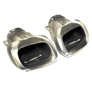 X156 MERCEDES 2018 GLA250 REAR LEFT & RIGHT MUFFLER EXHAUST TIP SET/2 - Picture 1 of 18
