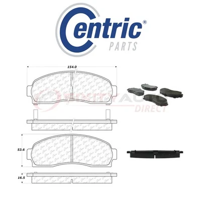Centric Posi Quiet Disc Brake Pads w Shims for 2001-2005 Ford Explorer Sport py - Изображение 1 из 4