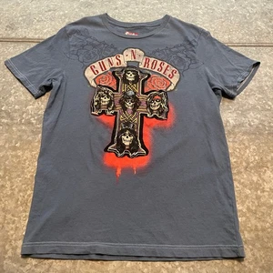 Guns N Roses Appetite for Destruction Cross Swag Tee Shirt Mens XL Vintage Band - Picture 1 of 10