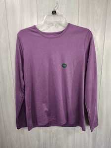 NWT New LL Bean Long Sleeve Knit Crewneck Shirt Women's Supima Cotton Size M - Picture 1 of 8