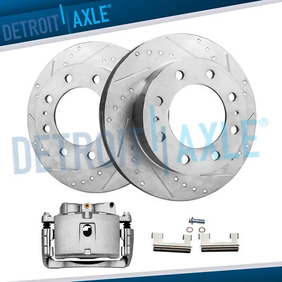 Front Drilled Rotors Right Brake Caliper for Silverado Sierra Savana 2500 3500 - Image 1 of 4