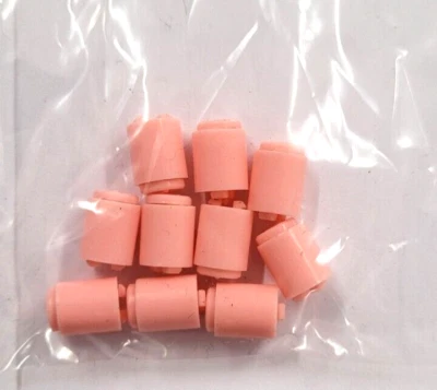 BROTHER KNITMASTER KNITTING MACHINE LK100 LK150 PINK YARN NEEDLE BUTT ROLLERS X10