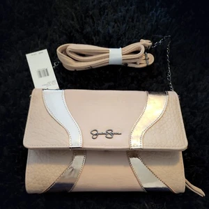 Jessica Simpson Noah Clutch/Wallet/Crossbody BLUSH/MULE BRAND NEW - Picture 1 of 9