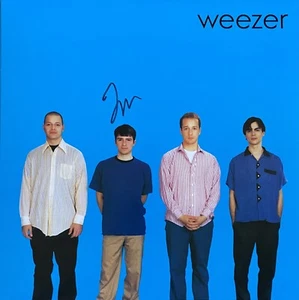 RIVERS UOMO AUTOGRAFO FIRMATO WEEZER THE BLUE ALBUM VINILE - Foto 1 di 2