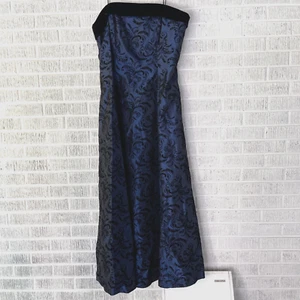 Vestido de graduación formal Junior 15 16 Dave & Johnny azul y negro Dama de Honor❤️kwh2j - Imagen 1 de 7