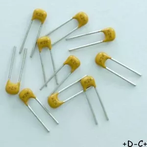 1nF 100V 2.54mm Ceramic Capacitor X7R Goldmax C315C102M1R5 20% (Set of 10) - Picture 1 of 1