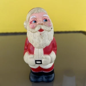 "Juguete chirriante de Papá Noel de goma vintage de 5"" ¡Funciona! - Imagen 1 de 4