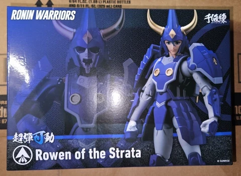 Sentinel Rowen of the Strata Ronin Warriors Action Figure Complete Cover