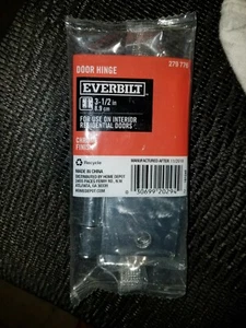  EVERBILT Square Corner Door Hinge Interior Removable Pin Residential 3-1/2" - Picture 1 of 2
