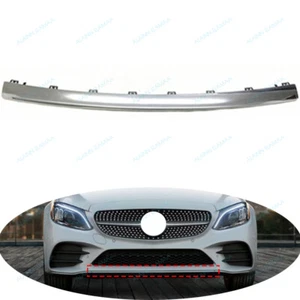Front Bumper Cover Molding Trim For Mercedes Benz W205 C C300 C180 2019-2021 - Picture 1 of 4