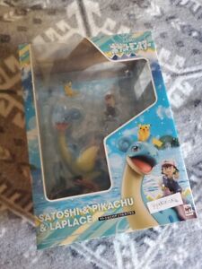 Ash Ketchum Pikachu Lapras Megahouse G.E.M. Pokemon Figure Mint in Box US Seller