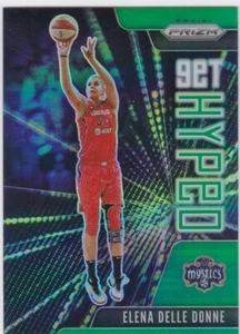 Panini Prizm 2021 WNBA Get Hyped verde Prizm #13 Elena de las mujeres - Imagen 1 de 1