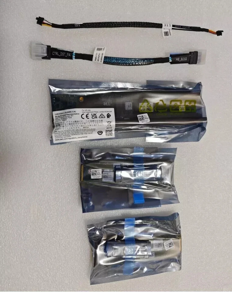 New For Dell PowerEdge R760xs BOSS N1 PCIE 2X M.2 Slots Card w/Cable WW56V KH121 - Image 1 of 1