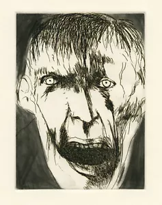 Leonard Baskin gravure d'origine 1984b - Photo 1 sur 1