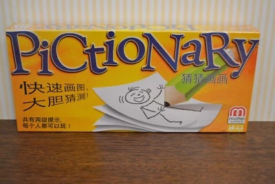 Mattel  Pictionary Chinese Edition  Chinesische Ausgabe  BGG49   NEU & OVP - Bild 1 von 3