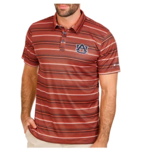 COLUMBIA CLG Super Terminal Tackle Mens AUBURN UNIVERSITY S/S Polo SHIRT S NWT - Picture 1 of 3