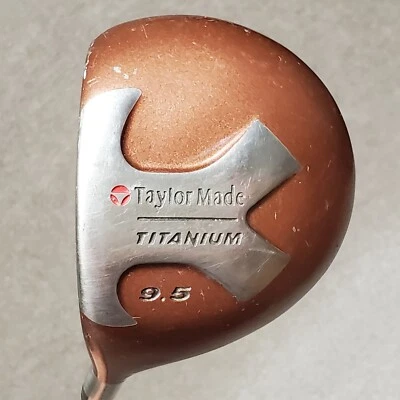 Taylormade Titanium 9.5 Degree Driver S-90 Plus Bubble Shaft Left Hand Golf Club - Image 1 of 4