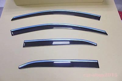 Protector de lluvia para ventana visera con tira cromada para TOYOTA CAMRY 2007-2011 Foto 1 de 4