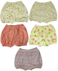 Mak the Yak Newborn Baby Infant Girl's Fun Cotton Knit Bubble Shorts - Picture 1 of 11