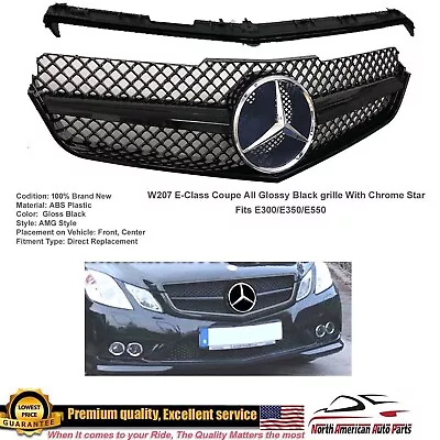 Rejilla cupé clase E todo negro E550 E350 C207 2010 2011 2012 2013 brillante E63 Foto 1 de 4