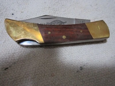 Navaja de Bolsillo Parker Cutlery Co. Bob Cat, Bobcat Lockback Modelo No. 544S sin usar Foto 1 de 4