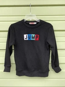 JUMP YM BOY BLACK PULLOWER SWEATER LONG SLEEVES size 8 YEARS #6520A - Picture 1 of 9