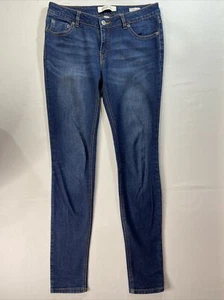 Kenneth Cole Reaction Skinny Jeans Dark Wash Blue Denim Stretch Womens Size 4 - Picture 1 of 9