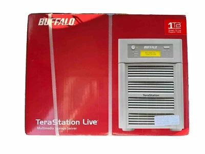 Buffalo Terastation Live Multimedia  Storage 1TB Quad Drive Gigabit NAS NEW - Image 1 of 4