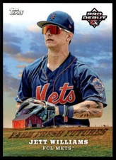 2023 Topps Pro Debut Farm Fresh Futures FF-17 Jett Williams Mets Baseball Card