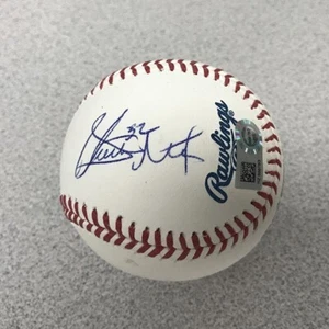Steven Matz Signed OMLB Manfred Baseball Auto with MLB Hologram - Picture 1 of 4