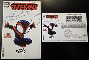 Miles Morales: Spider-Man (2023) #21 Variante Big Marvels FIRMADO por Skottie Young - Imagen 1 de 6