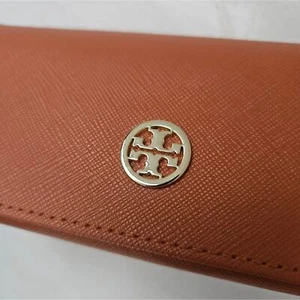 Tory Birch rostfarbenes Sonnenbrillenetui mit Brillentuch - Bild 1 von 11