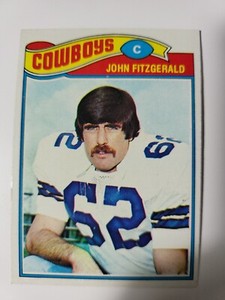1977 Topps John Fitzgerald MINT card #447.