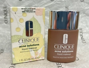 Clinique Acne Solutions Liquid Makeup, 08 Fresh Amber, 1 Oz New in Box - Picture 1 of 3