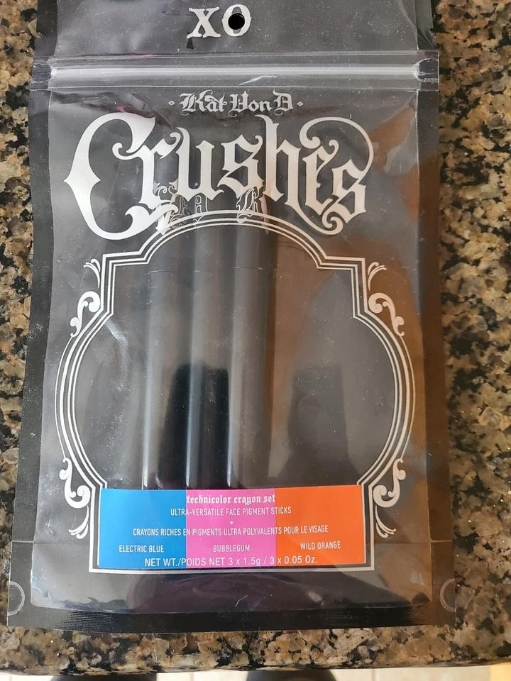 Kat Von D Crushed Technicolor Crayon Set New In Package  - Image 1 of 1