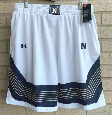 Under Armour Naval Academy Navy Midshipmen Lacrosse Basketball Shorts - Size XL Cover