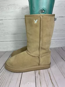 American Eagle Outfitters AE Suede Faux Fur Lined Boots Tan Size 6 US / 36 EUR * - Picture 1 of 12